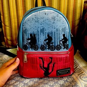 Small loungefly stranger things back pack